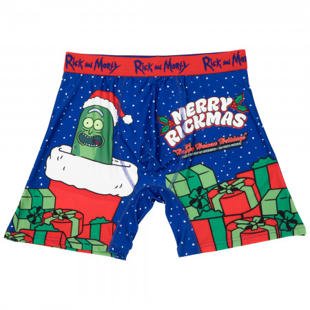 Rick And Morty Merry Pickle Rickmas Boxer Briefs